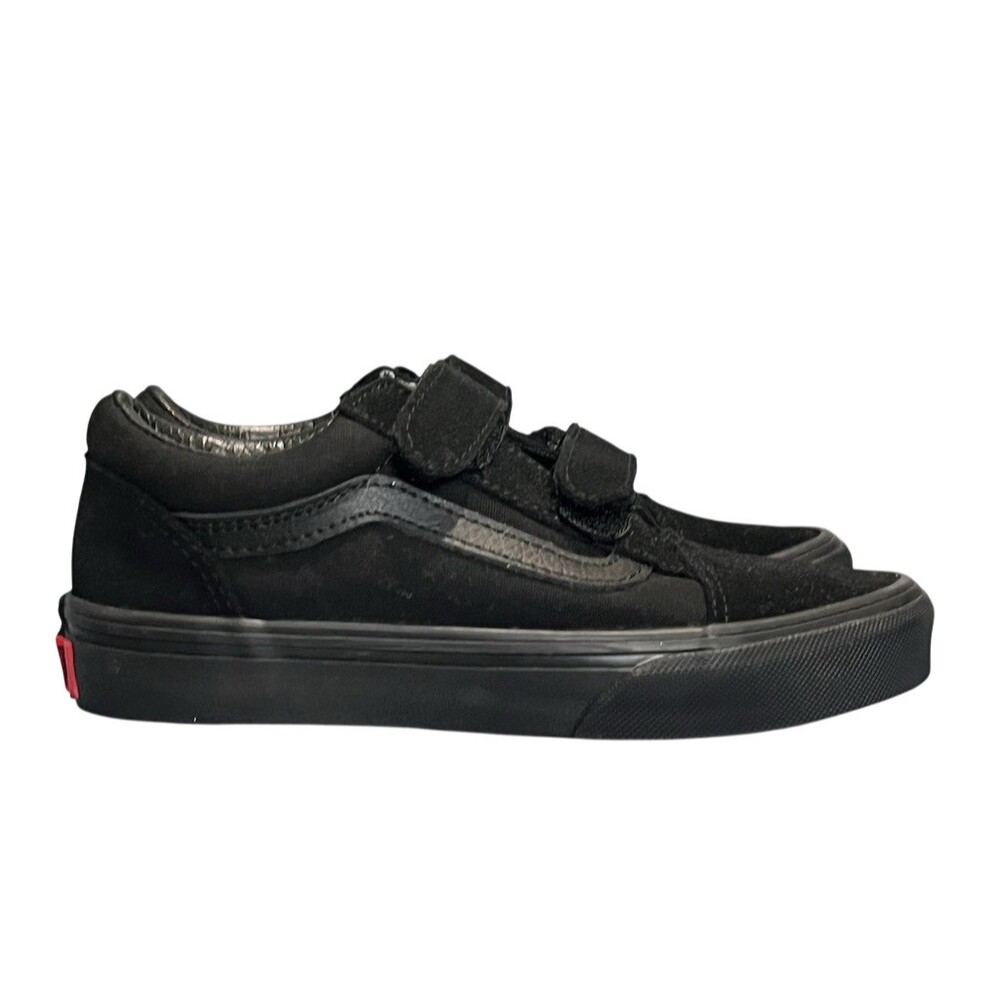 Vans Kids Sneakers 2 Black Low Top Walking Running Casual Streetwear